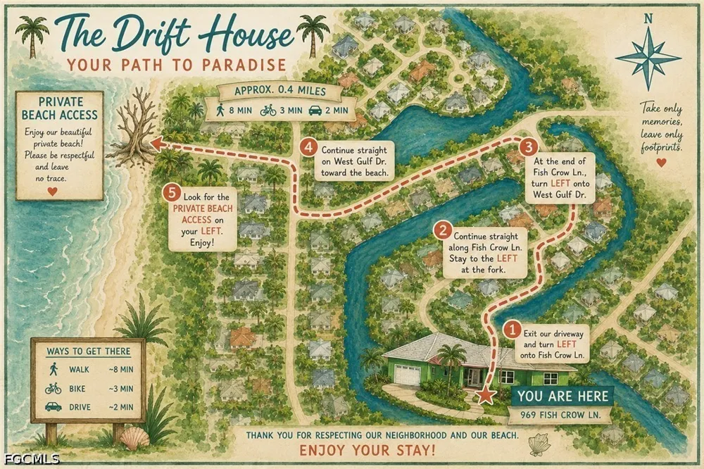 Fish Crow Road Sanibel, FL 33957
