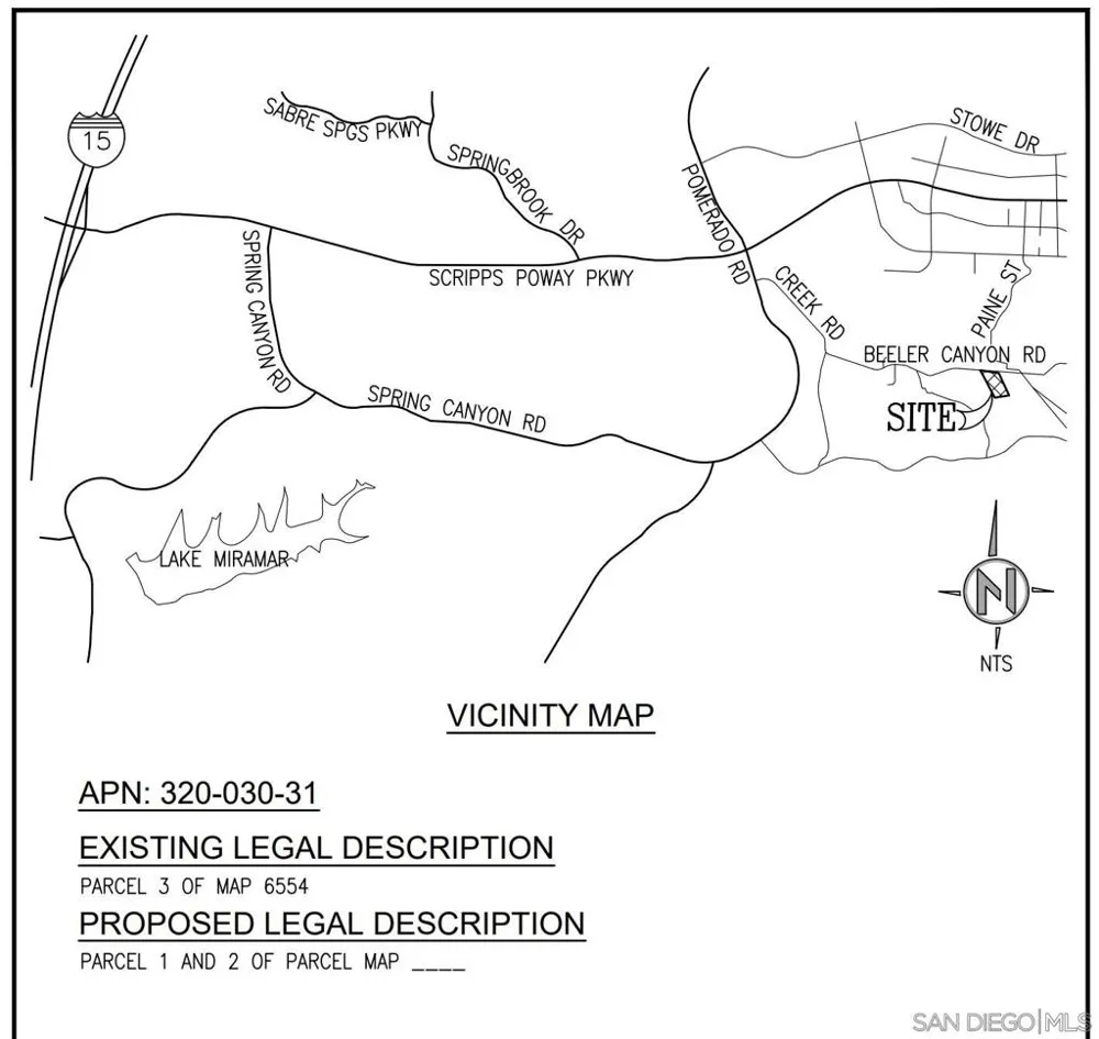 11275 Beeler Canyon Road Poway, CA 92064