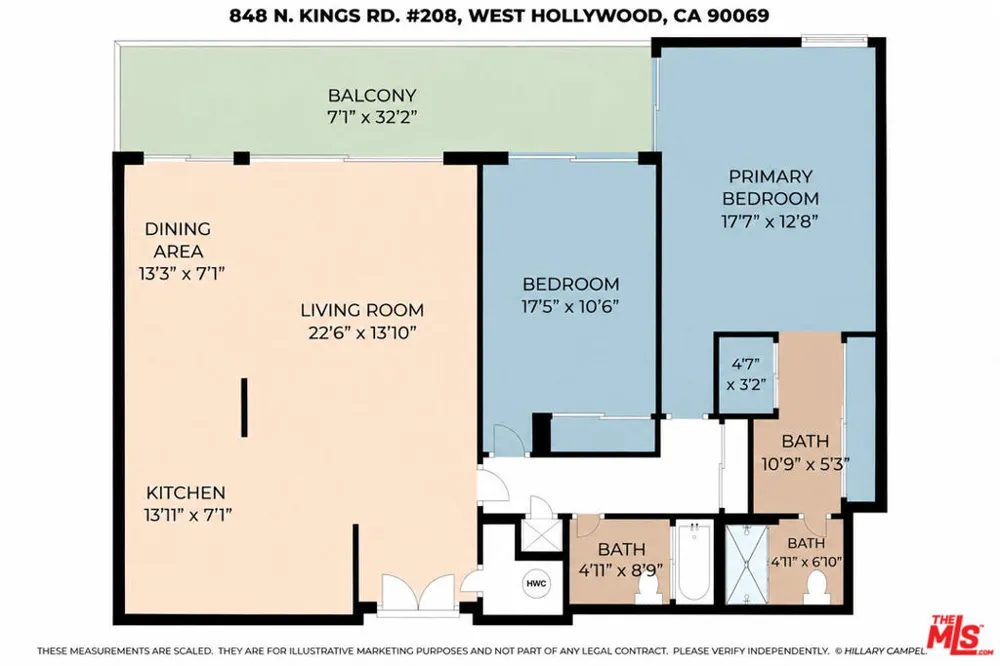 848 Kings Road #208 West Hollywood, CA 90069