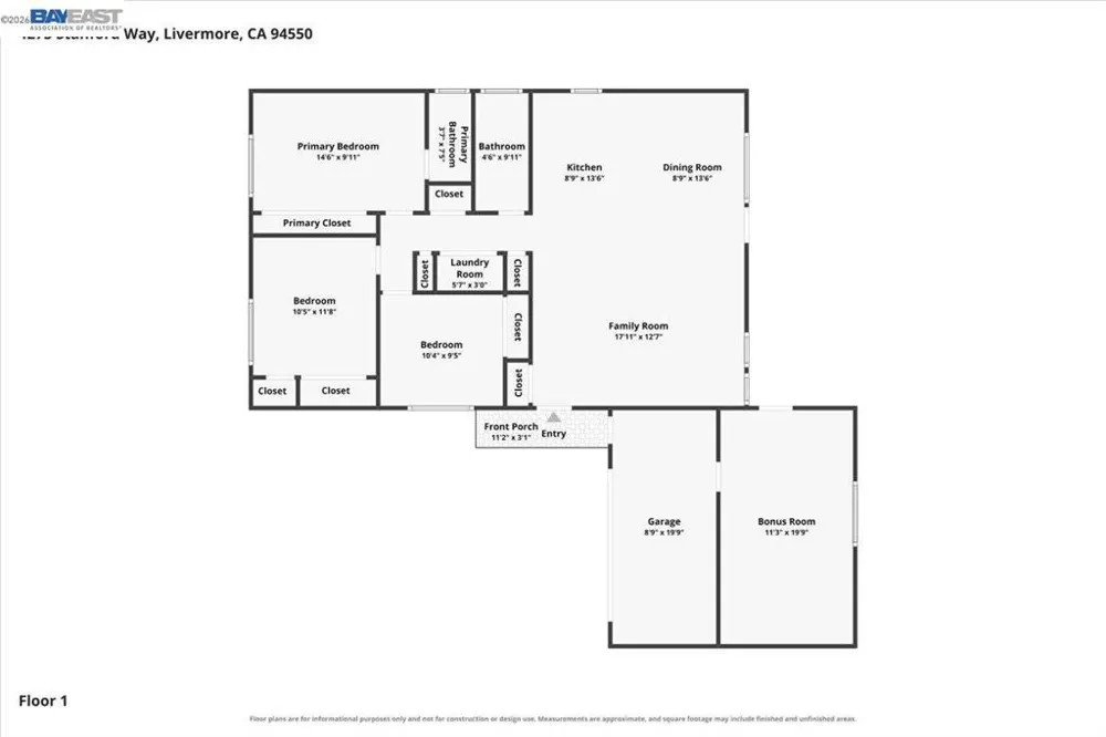 4275 Stanford Way Livermore, CA 94550
