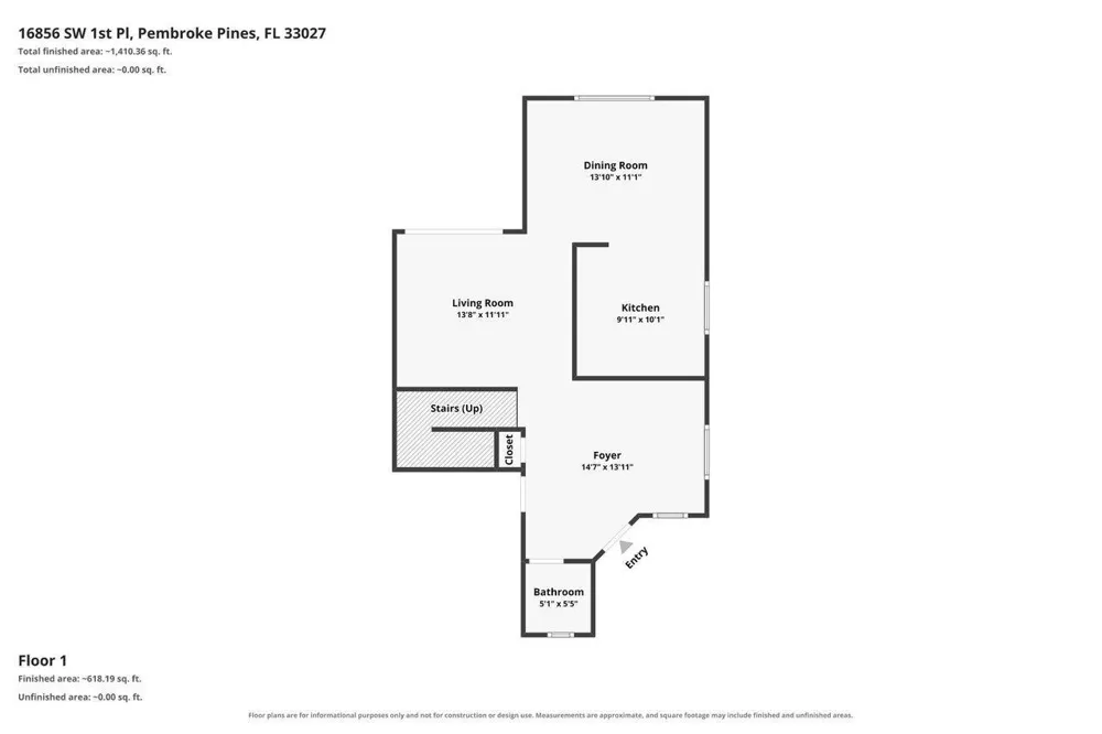 16856 SW 1ST PLACE Pembroke Pines, FL 33027