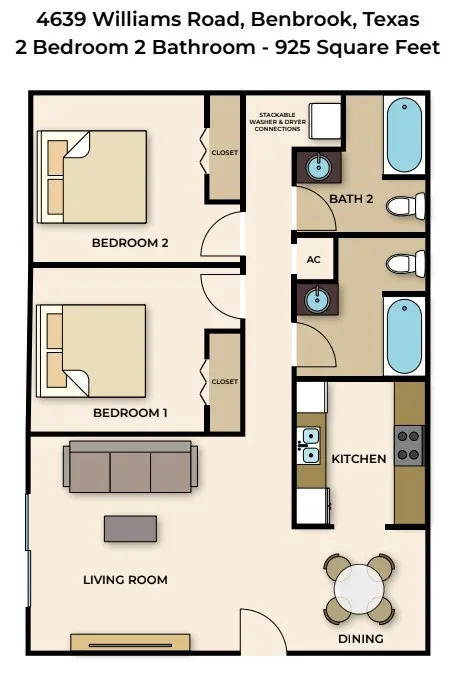 4639 Williams Road #215 Benbrook, TX 76116