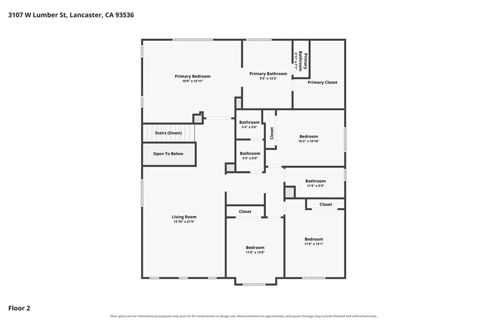 3107 W Lumber Street Lancaster, CA 93536