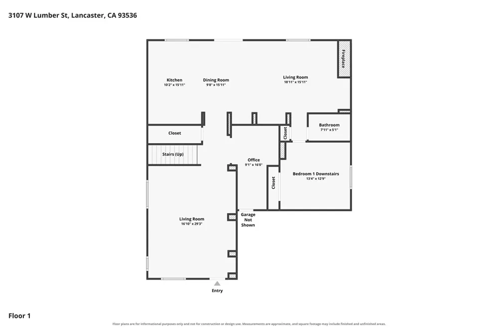 3107 W Lumber Street Lancaster, CA 93536