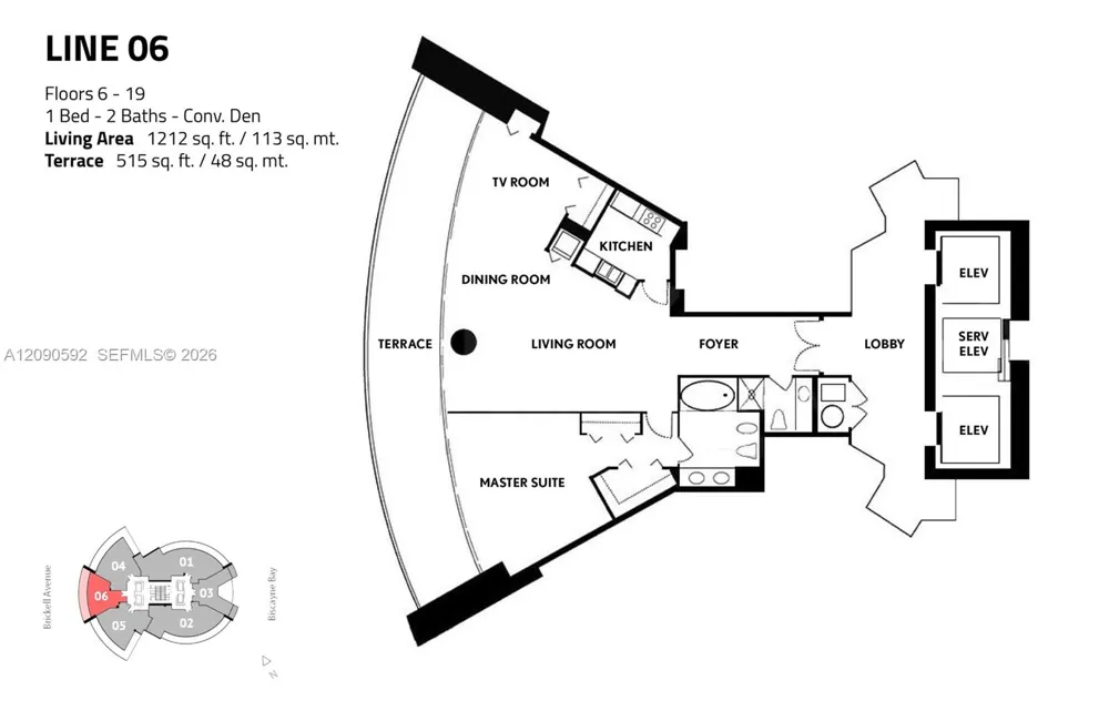 2127 SE Brickell Ave #1406 Miami, FL 33129