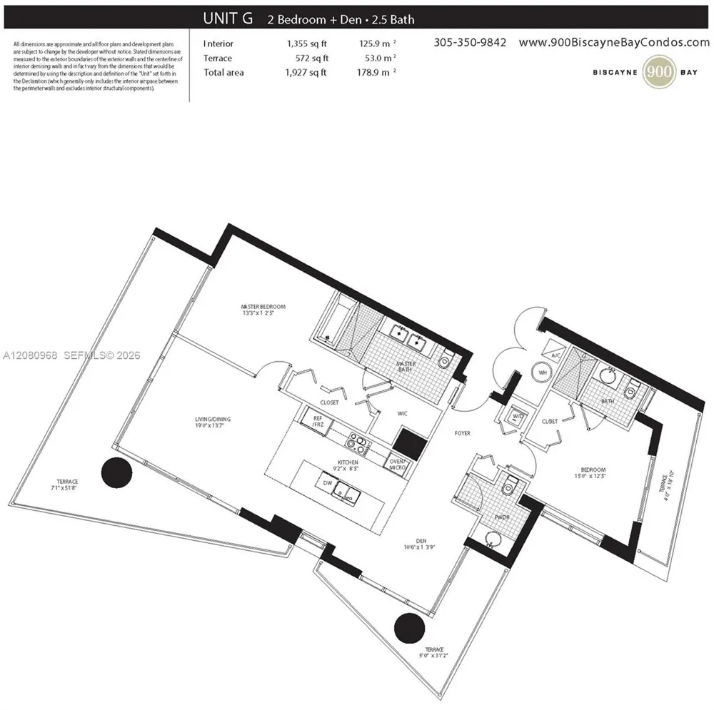 900 Biscayne Blvd #2112 Miami, FL 33132