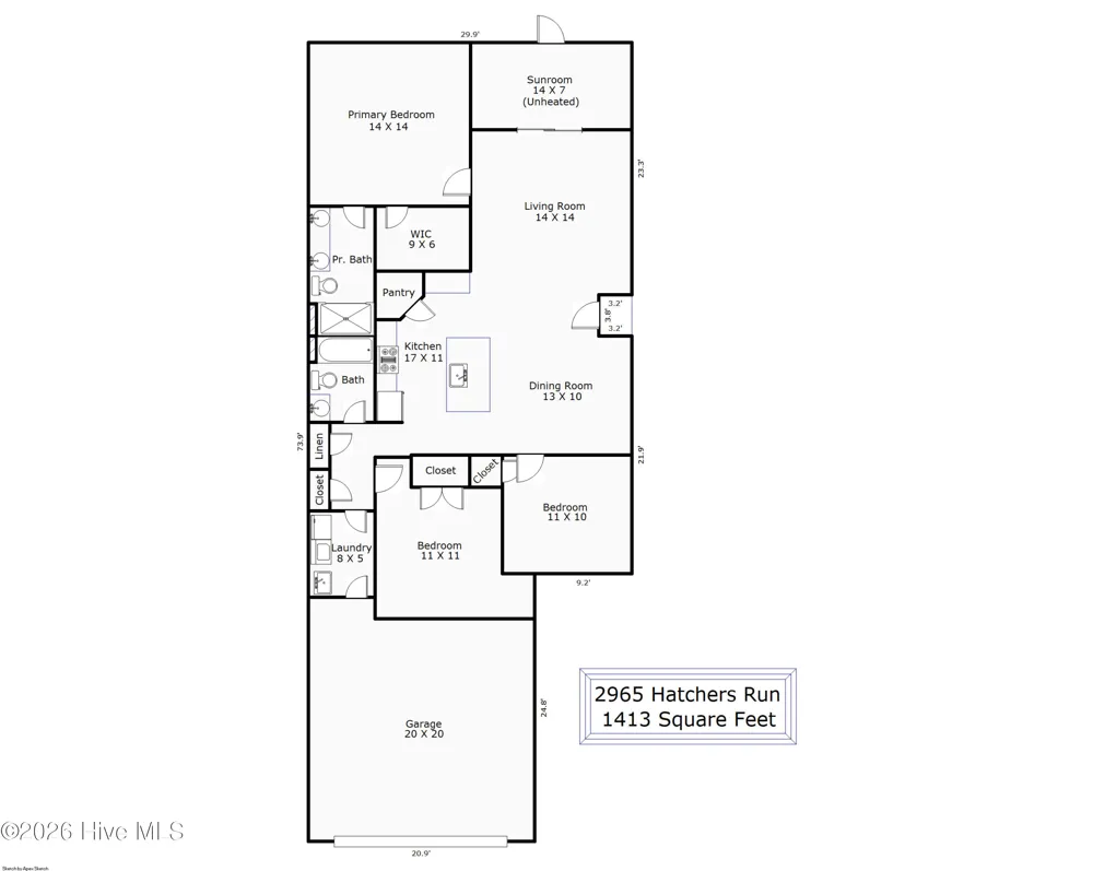 2965 Hatchers Run Leland, NC 28451