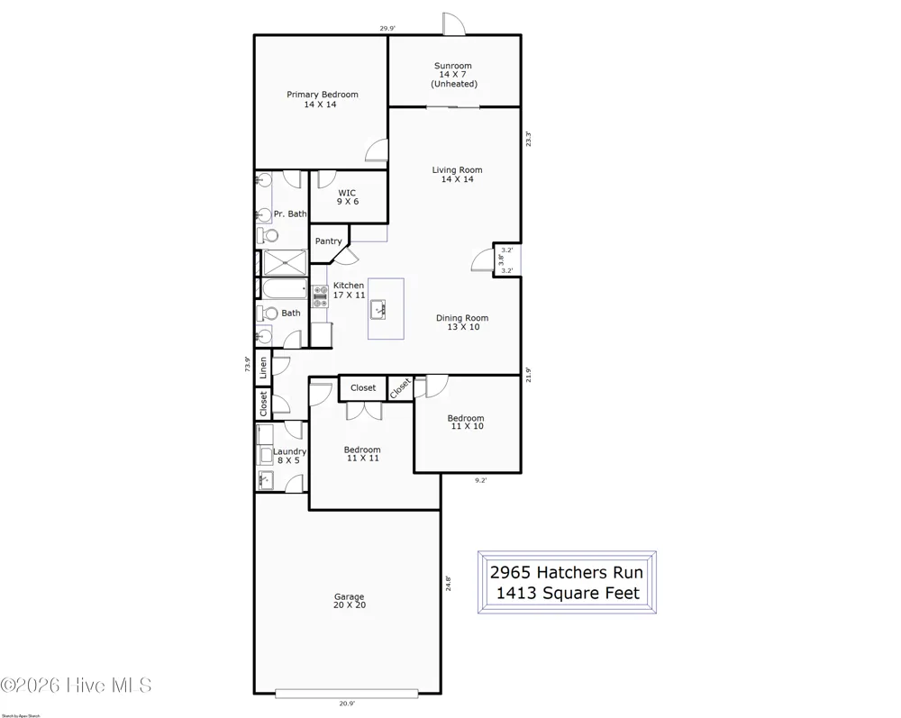 2965 Hatchers Run Leland, NC 28451