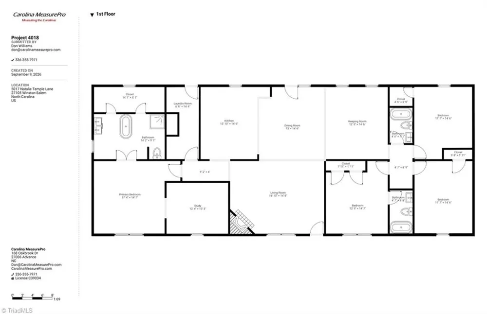 5017 Natalie Temple Lane Winston-Salem, NC 27105