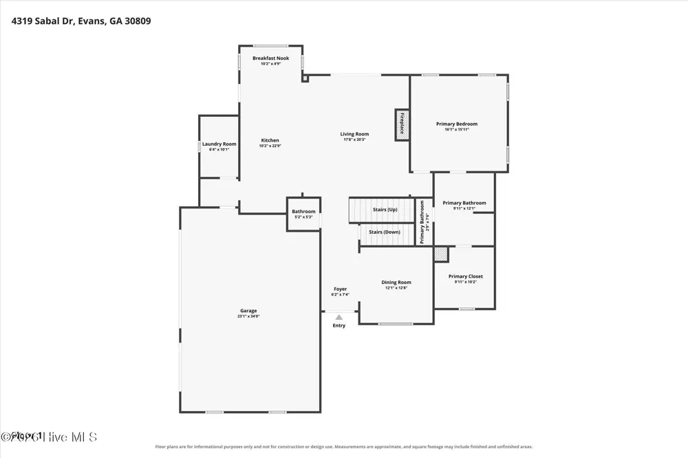 4319 Sabal Drive Evans, GA 30809