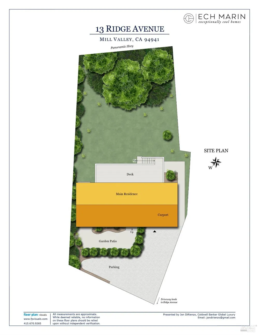 13 Ridge Avenue Mill Valley, CA 94941
