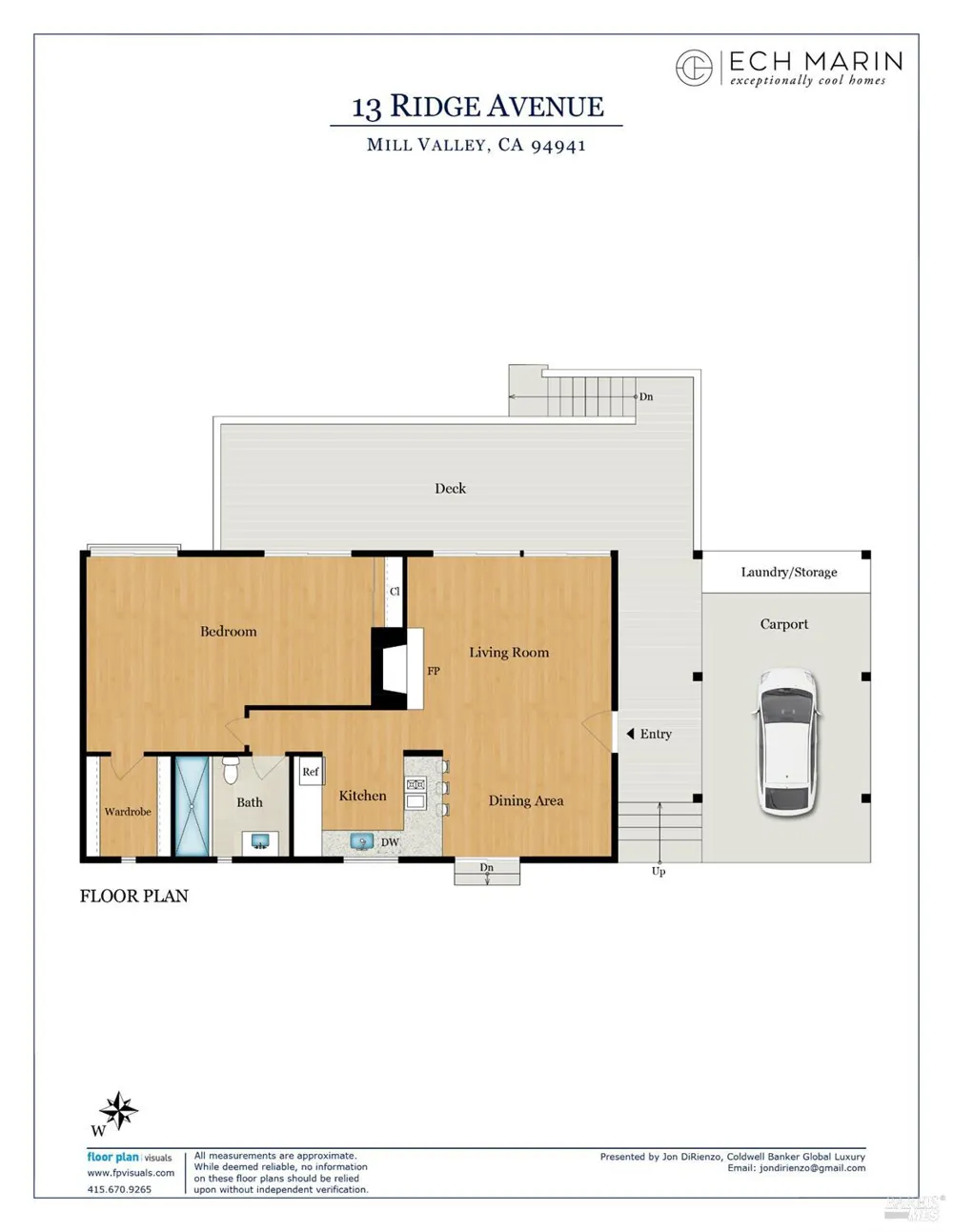 13 Ridge Avenue Mill Valley, CA 94941