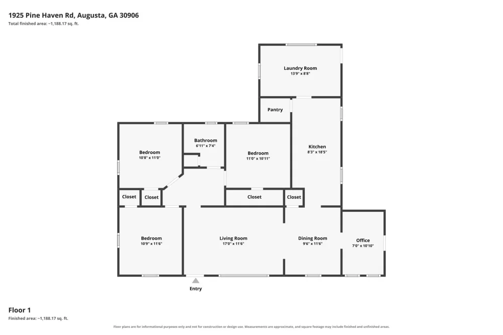 1925 Pine Haven Road Augusta, GA 30906