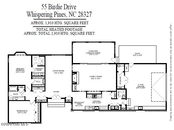 55 Birdie Drive Whispering Pines, NC 28327
