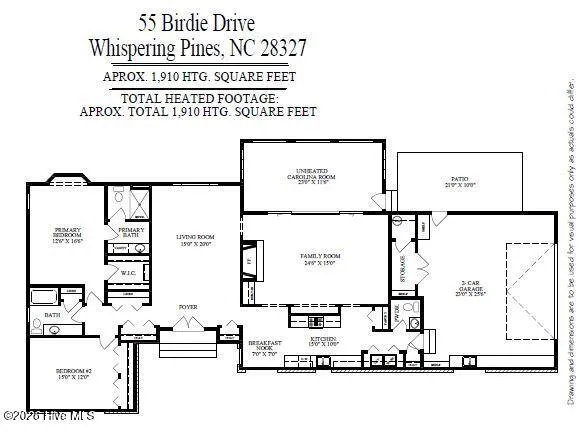 55 Birdie Drive Whispering Pines, NC 28327
