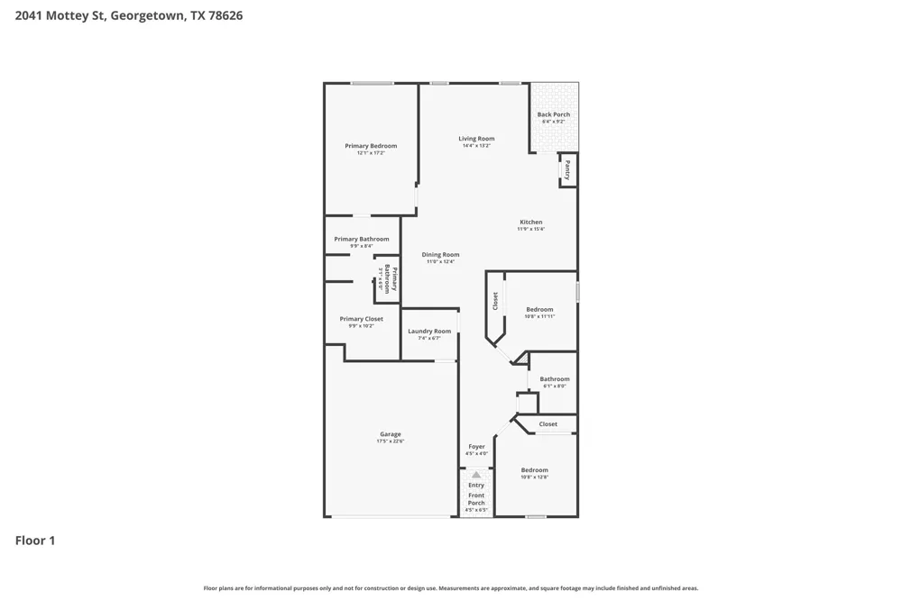 2041 Mottey Street Georgetown, TX 78626