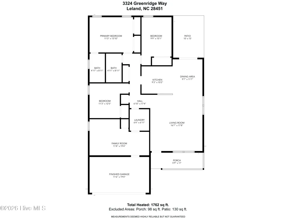 3324 Greenridge Way Leland, NC 28451