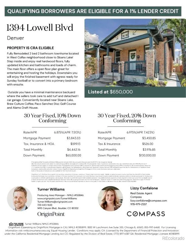 1394 Lowell Boulevard Denver, CO 80204