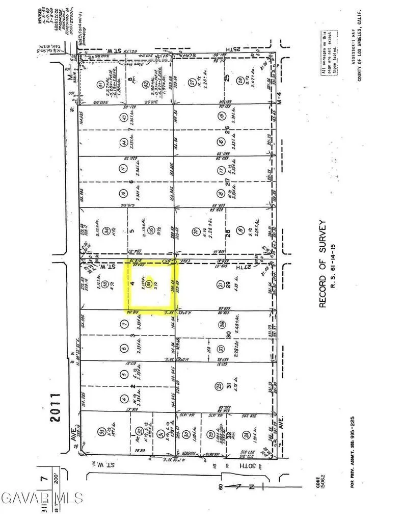 1 27th St West off Columbia Way Palmdale, CA 93551