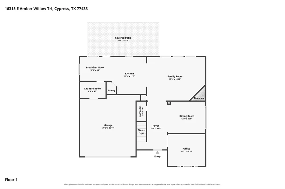 16315 E Amber Willow Trail Cypress, TX 77433