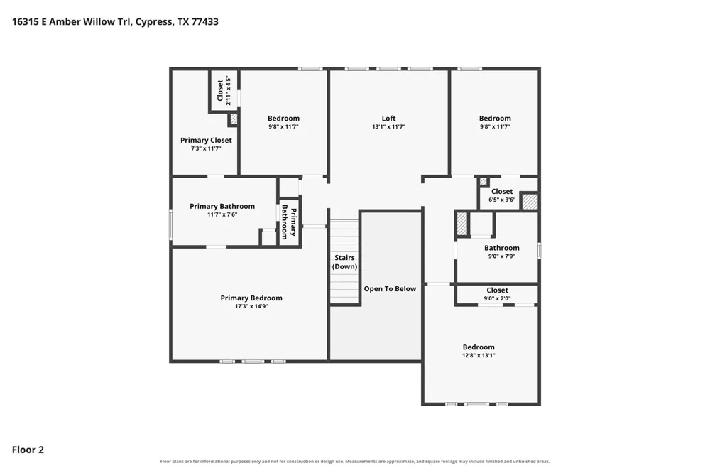 16315 E Amber Willow Trail Cypress, TX 77433
