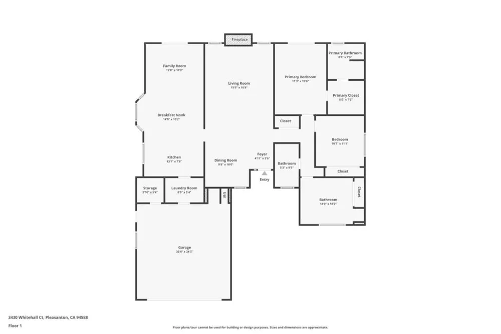 3430 Whitehall Court Pleasanton, CA 94588