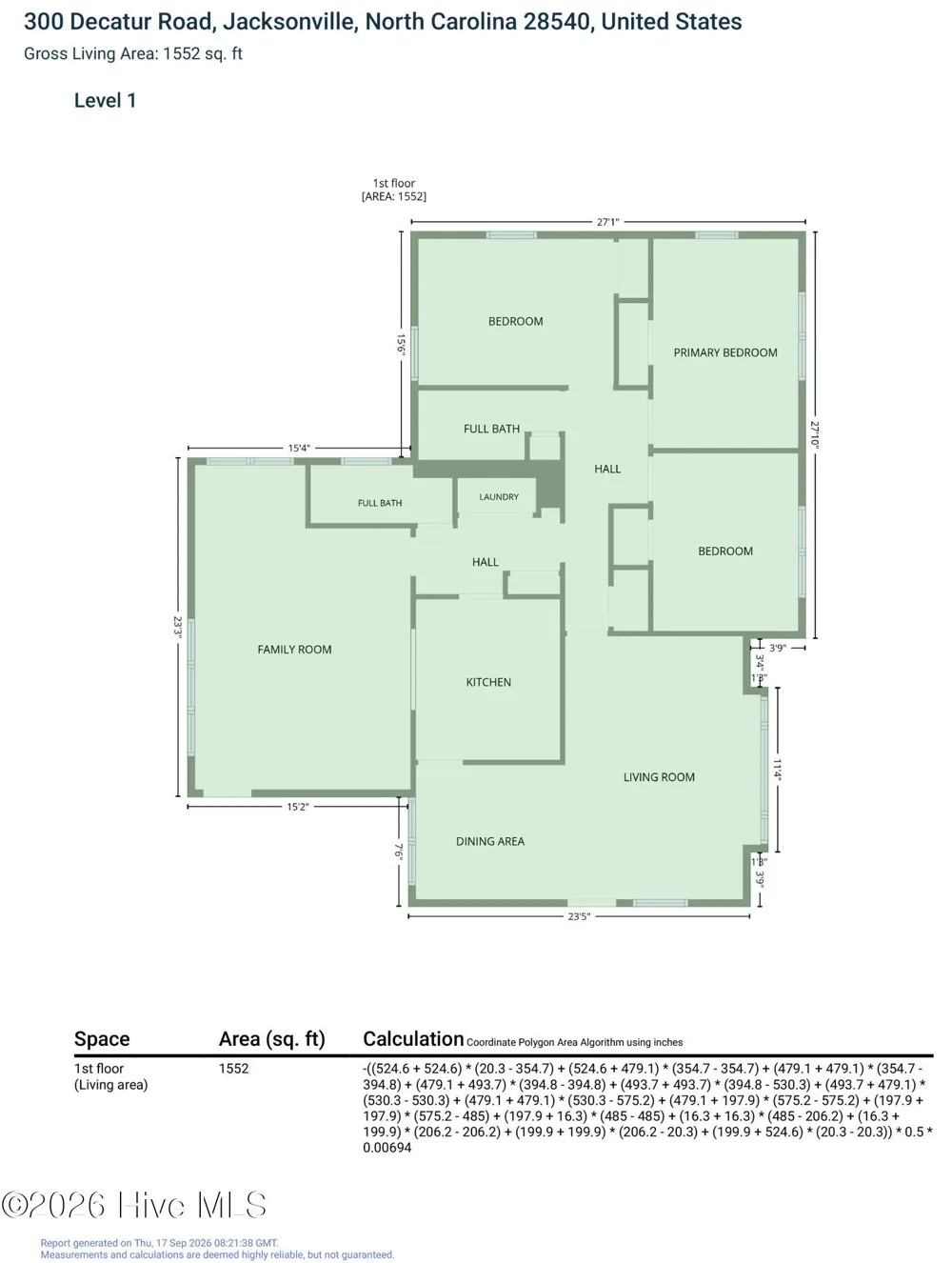 300 Decatur Road Jacksonville, NC 28540