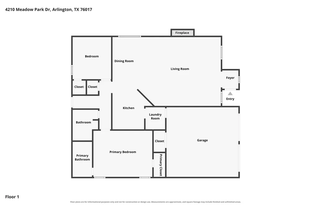 4210 Meadow Park Drive Arlington, TX 76017