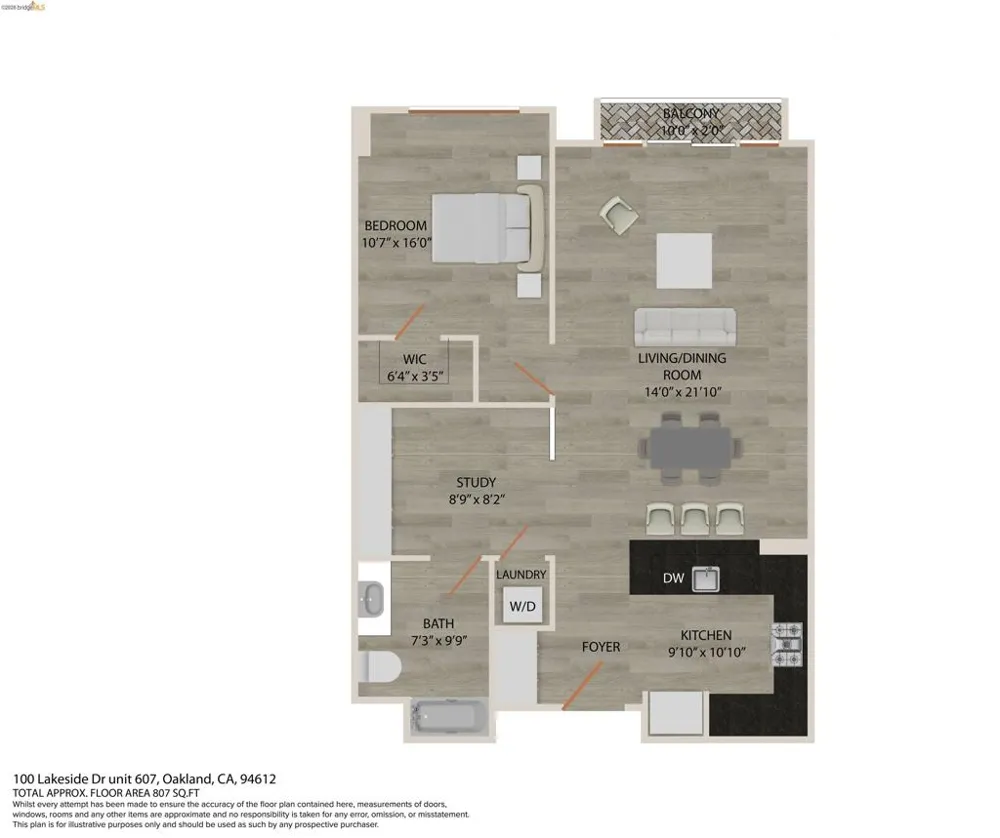 1 Lakeside Dr #607 Oakland, CA 94612