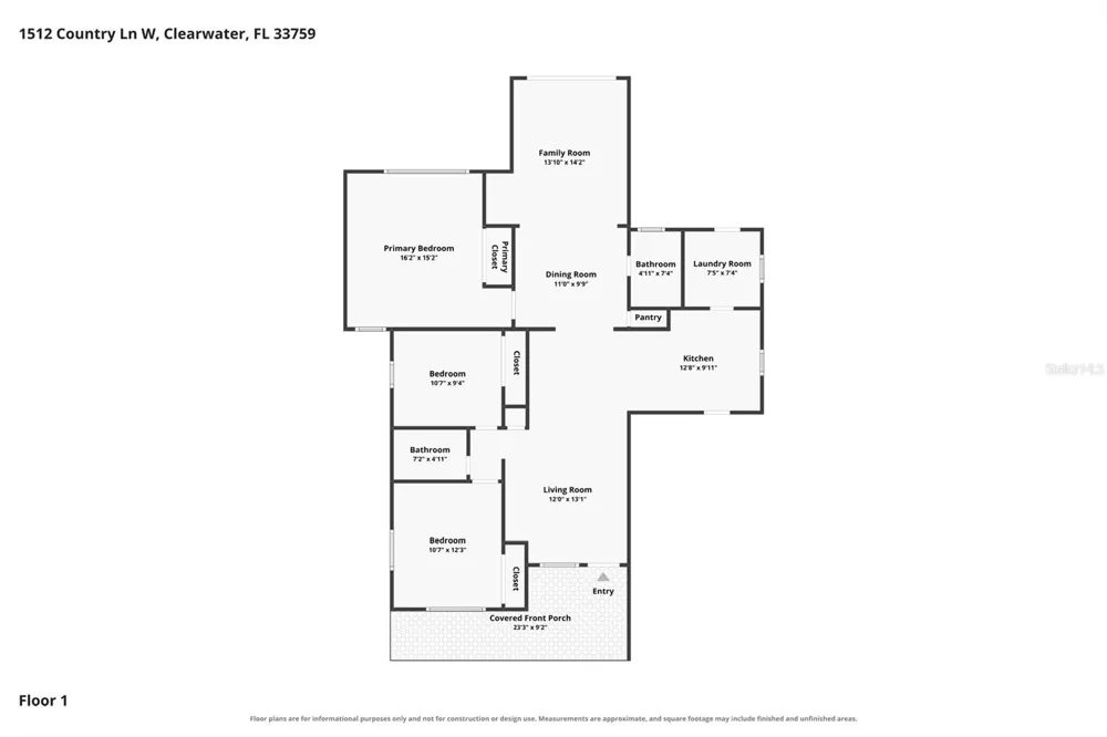 1512 COUNTRY LANE W Clearwater, FL 33759