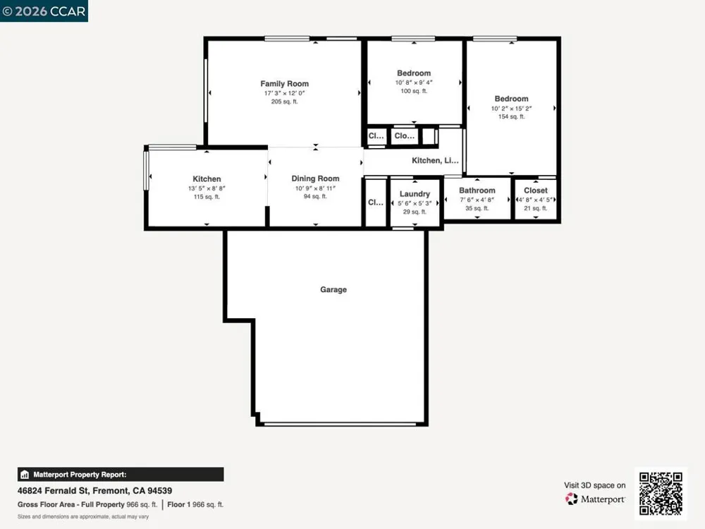 46824 Fernald St Fremont, CA 94539