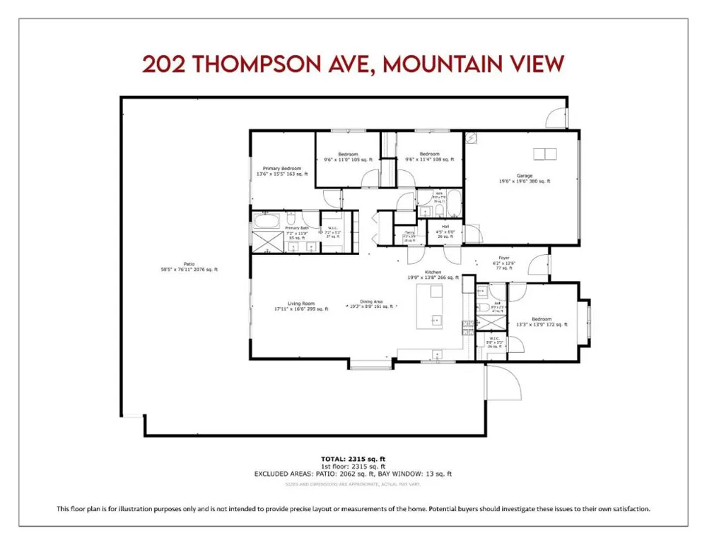 202 Thompson Avenue Mountain View, CA 94043