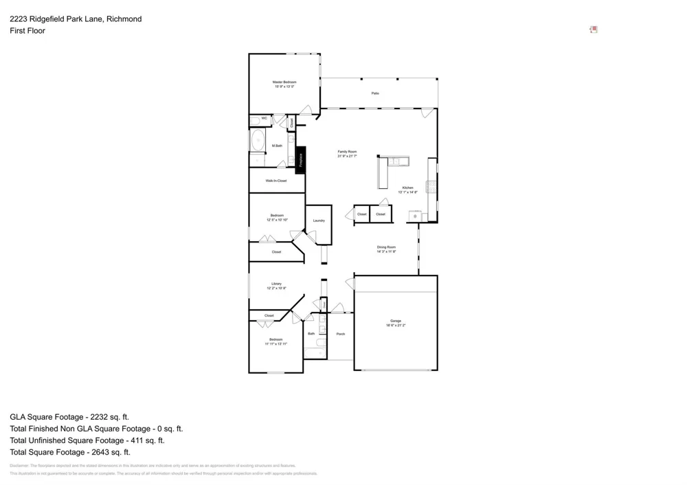 2223 Ridgefield Park Lane Richmond, TX 77469
