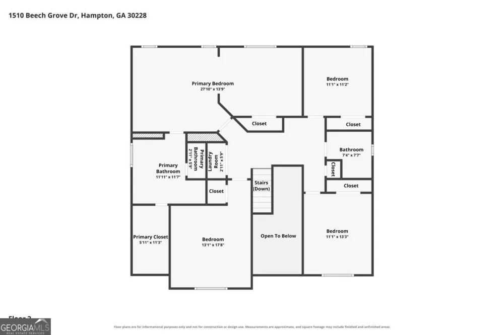 1510 Beech Grove DR Hampton, GA 30228