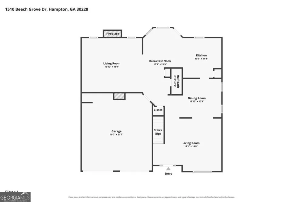1510 Beech Grove DR Hampton, GA 30228