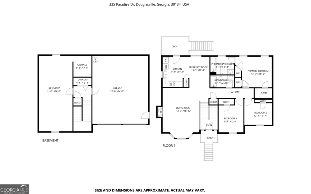 335 Paradise DR Douglasville, GA 30134
