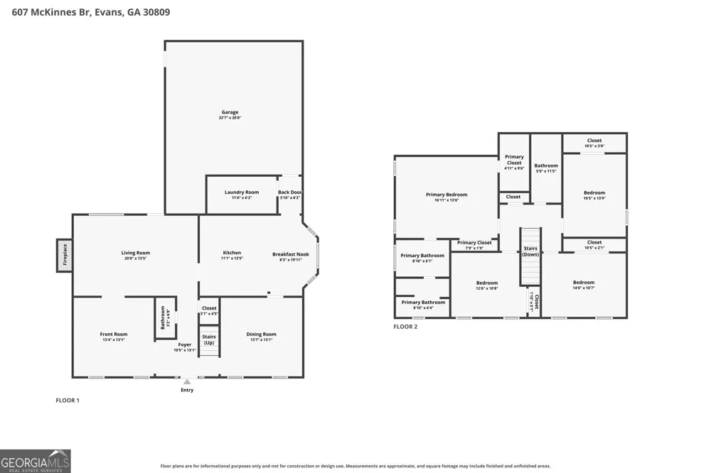 607 McKinnes BR Evans, GA 30809