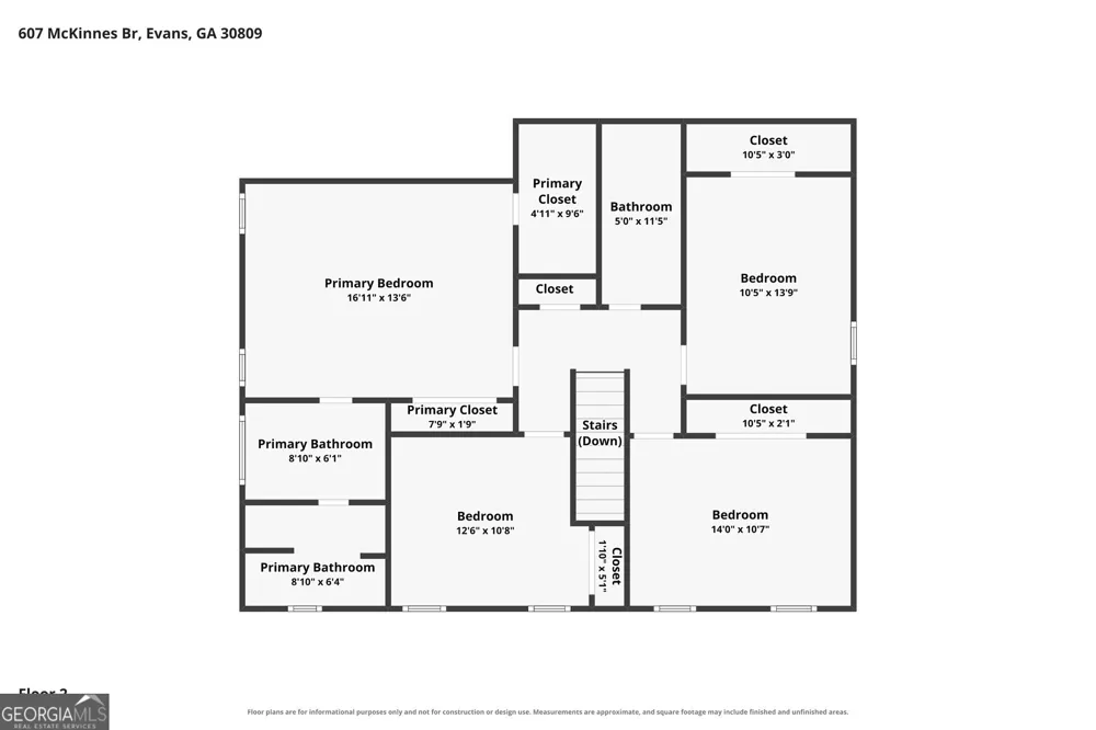 607 McKinnes BR Evans, GA 30809