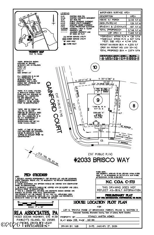 2033 Brisco Way #9 Leland, NC 28451