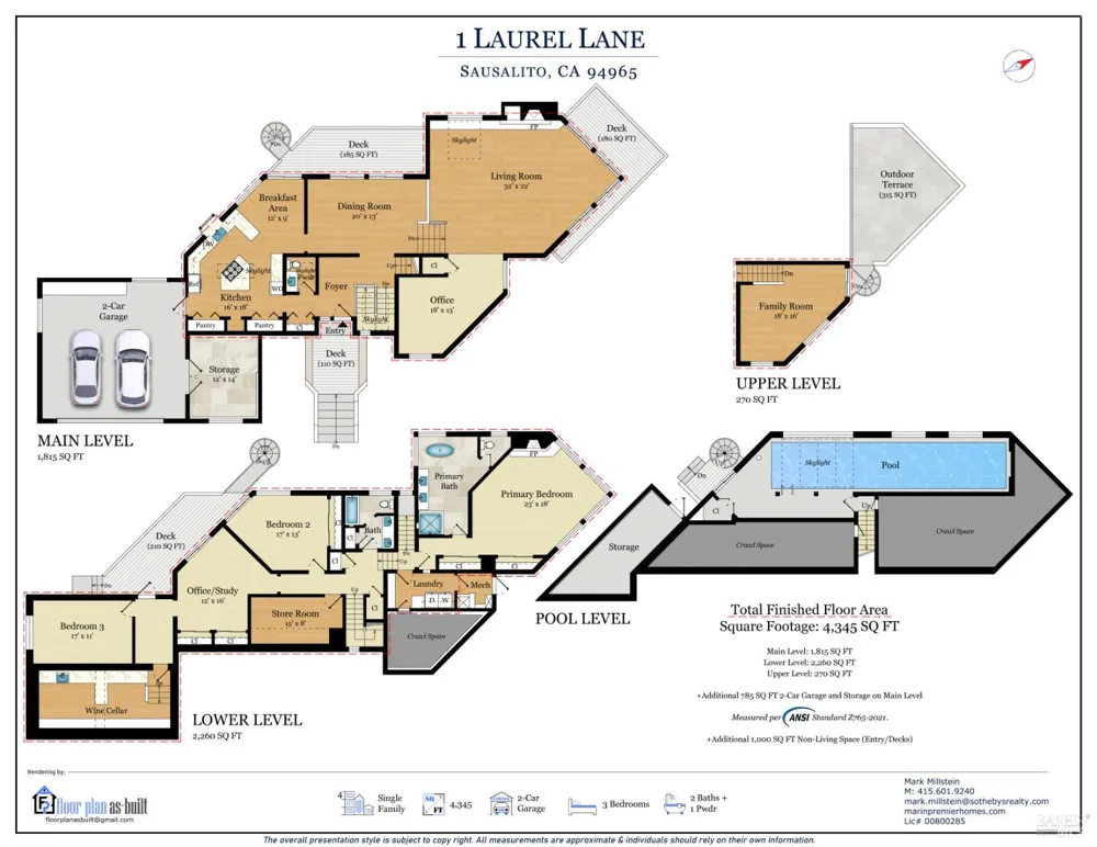 1 Laurel Lane Sausalito, CA 94965
