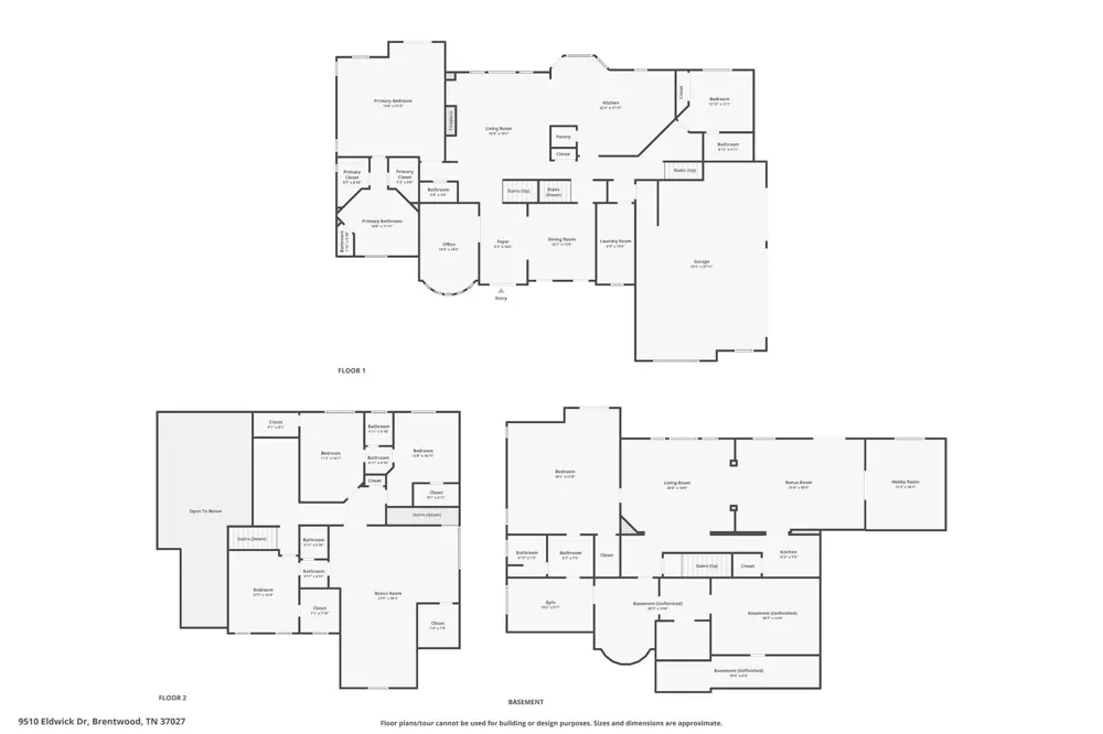 9510 Eldwick Dr Brentwood, TN 37027