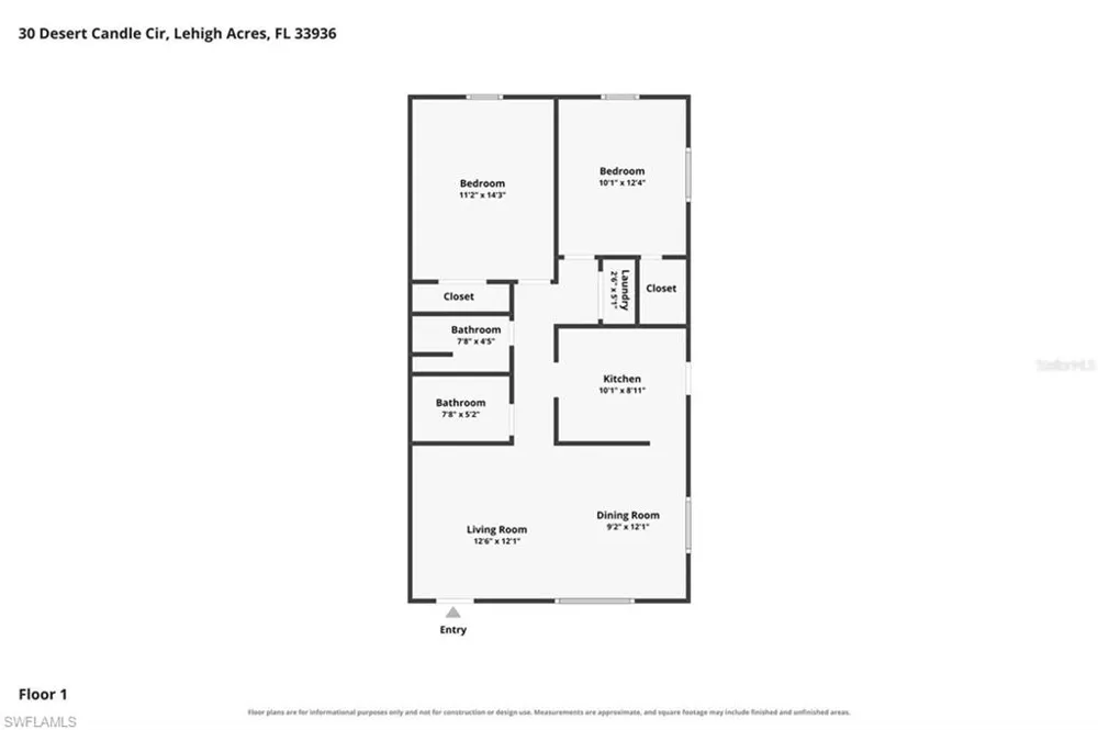 30 Desert Candle Circle Lehigh Acres, FL 33936