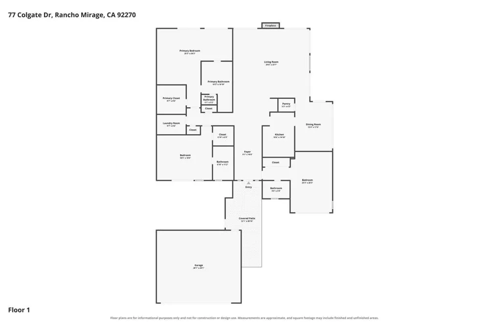77 Colgate Drive Rancho Mirage, CA 92270
