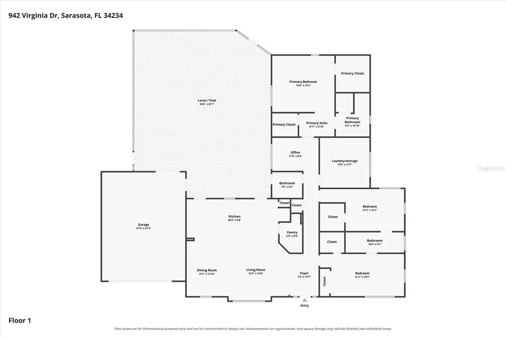 942 VIRGINIA DRIVE Sarasota, FL 34234