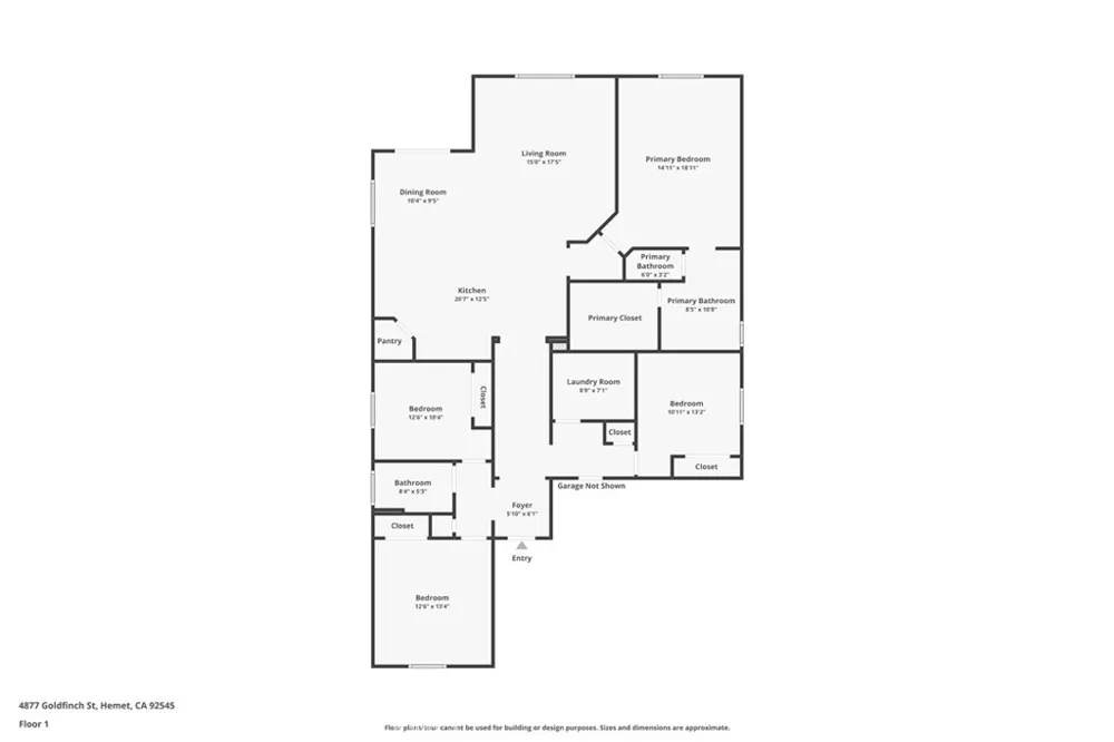 4877 Goldfinch Street Hemet, CA 92545