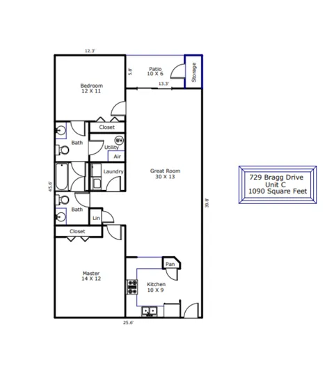 729 Bragg Drive #Apt C