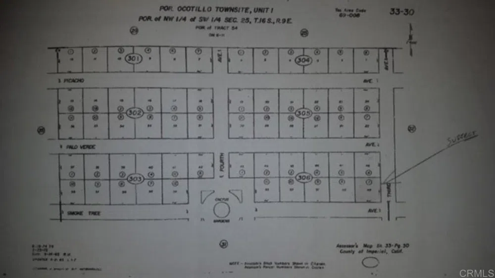 3rd ave & Smoketree ave