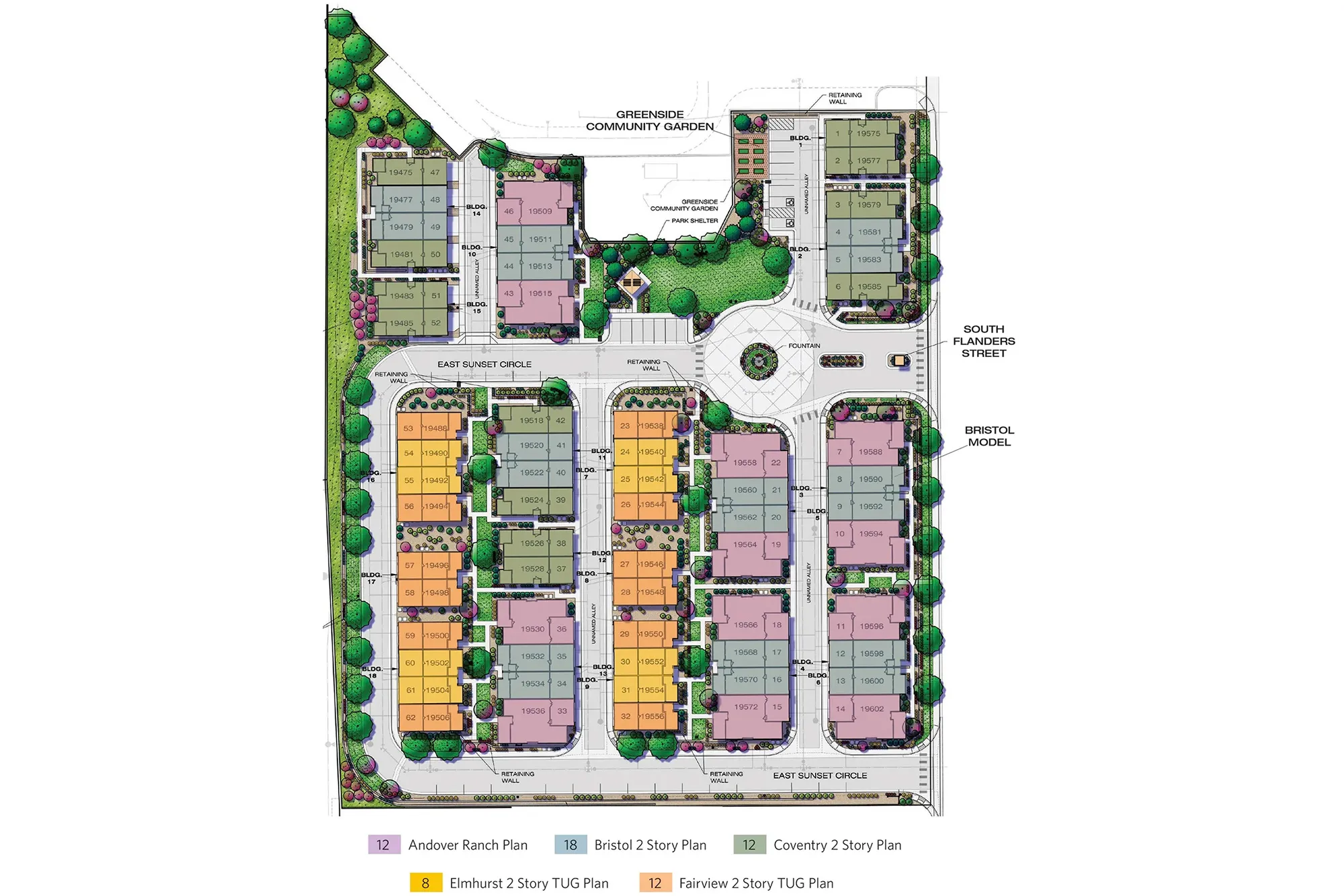 Terrace TownHomes Map